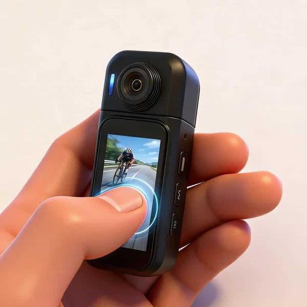 Kaysunlink POV Body Camera 1080P HD Ultra Compact Mini Sports Action Cam for Outdoor Vlogging Photographic Recording T260521