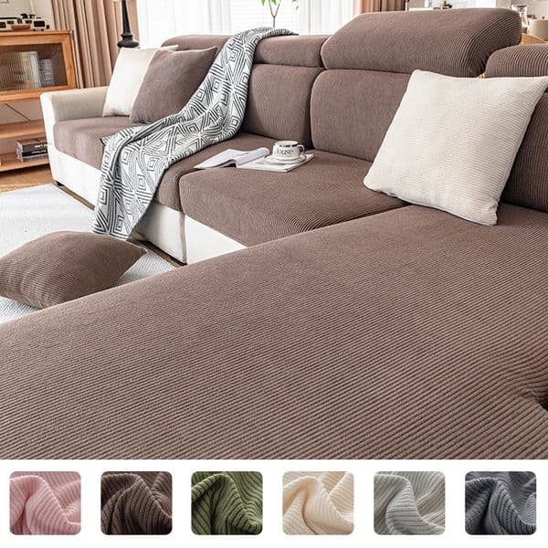 string plush Sofa Cover Elastic Cushion for Living Room Furniture Protector For Pets Removable Seat 260521