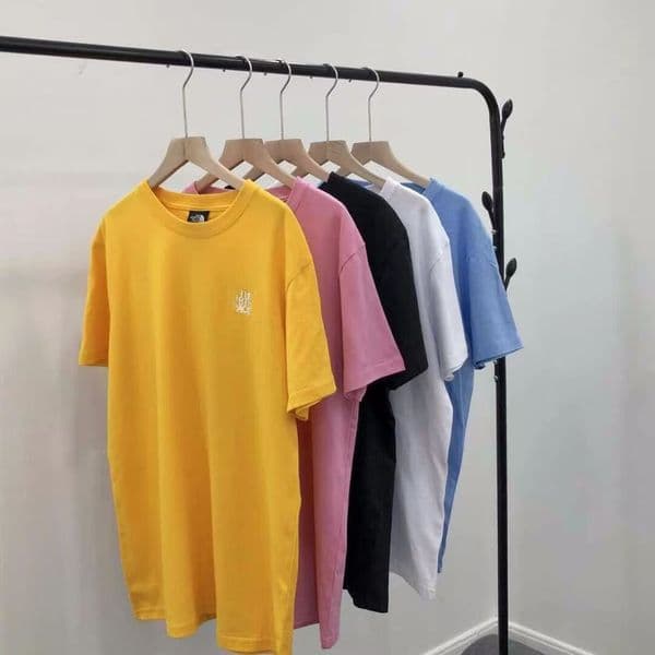 Women's Color Block Letter Print Contrast Stitching Crew Neck Short Sleeve T-Shirt - Summer New Casual Top