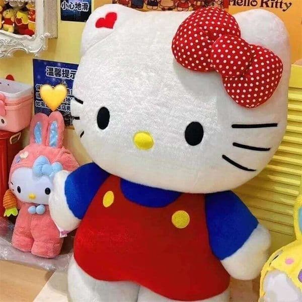 Red Bow Plush Toy Accompany Sleeping Doll Sofa Soft Pillow Cushion Room Decoration Girl Festival Gift 26L0521