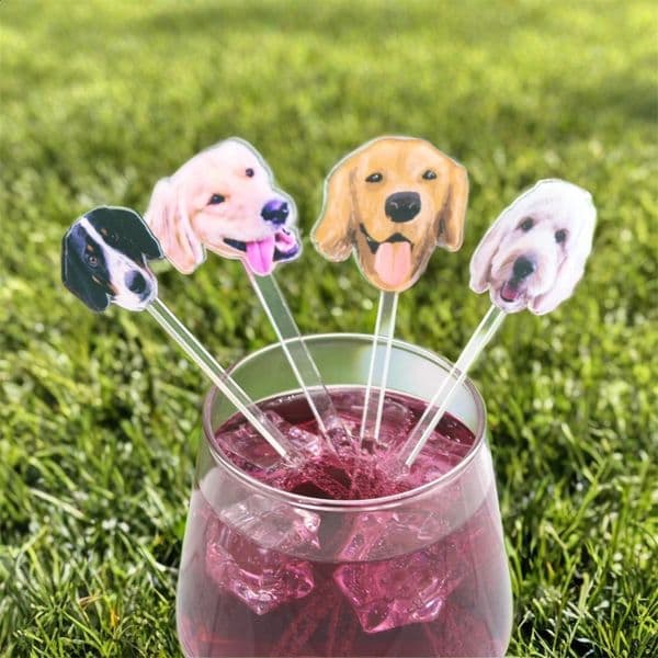 Custom Pet Drink Stir Personalized Cocktail Stirrers Wedding Gift Table Decoration Acrylic Party Drink Stirs Baptism souvenir 260520