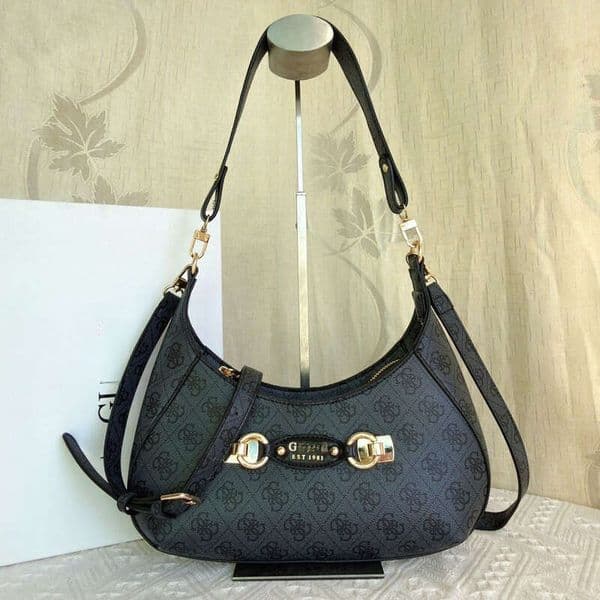 Luxury Guesses Bag Designer Guesse Bag Simple Beach Guess Sac De Luxe Vanity Duffle Underarm Patchwork Printed Chain Solid Color Moon Bag For Women Handbag