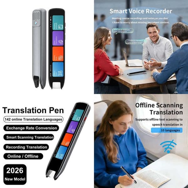 Translation Pen Reading Pen for Dyslexia 142 Language Translator Pen Device Pen Scan to Text Scanner Offline Online Translator Z260519