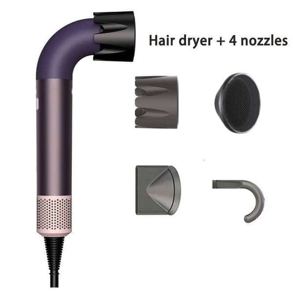 Hair dryer, 1400W high power, quick drying, lightweight body, low noise, comes with multiple types of air nozzles. hairdryer 26Y0521