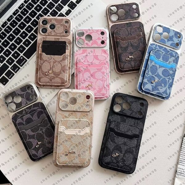 Wallet Phone Case Designer for iPhone 17 Pro Max 16 Pro Max 15 14 13 12 11 XR 15 Plus 16 Plus 17 Air Samsung Galaxy s25 Ultra s24 Plus s23 S22 Note 20 Case Zipper Card Holder