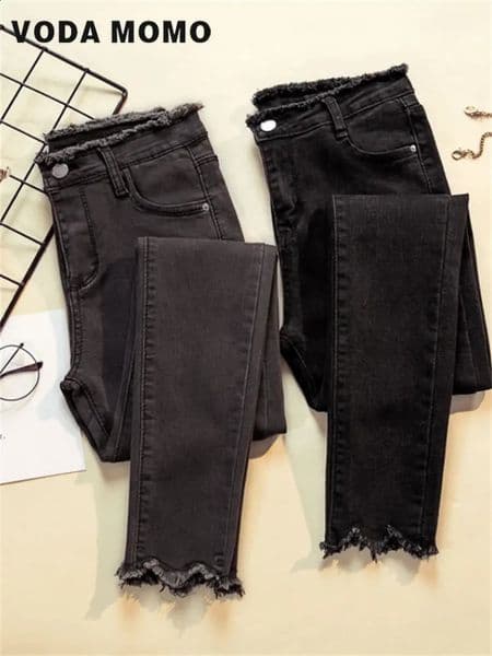 Jeans Female Denim Pants Black Color Womens Jeans woman Donna Stretch Bottoms Feminino Skinny Pants For Women Trousers 260520