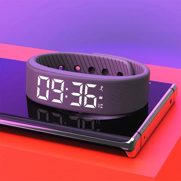 LED Digital Smart Wristbands Waterproof Smart Clock Smartband With Running Pedometer Monitor Smart Band Vibration Alarm Reminder 260521