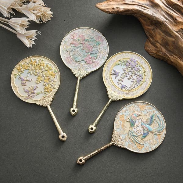 Designer Forbidden City Antique-Style Cultural And Creative Tourist Souvenir: Concubine Chinese Style Classical Retro art Mirror, Chinese-Style Gift Free Shippi 10