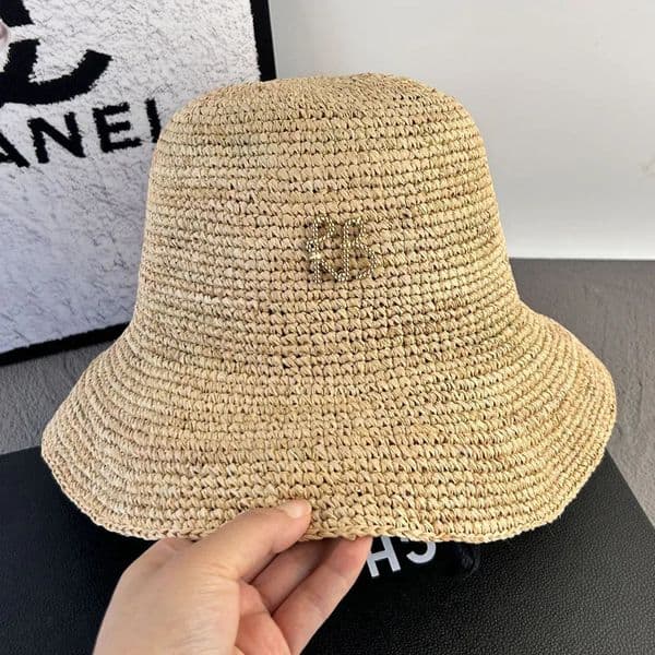 Raffia Sun Hats Letter Straw Bucket Hats Women Travel Beach Hat Summer Sun Protection Breathable Fisherman Cap 260521