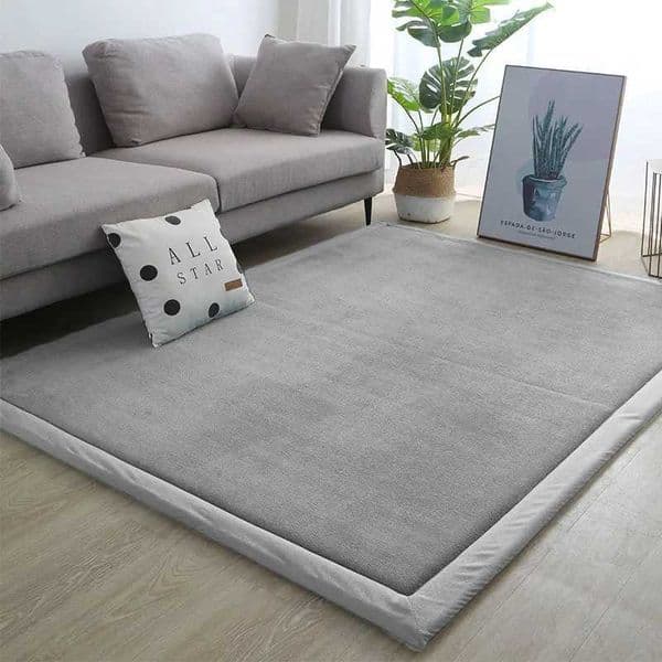 Large Tatami Carpet for Living Room Kids Baby Crawling Bedroom Floor Mats Thick Play Mats Coral Fleece Soft Mattress Carpet RugsT260521