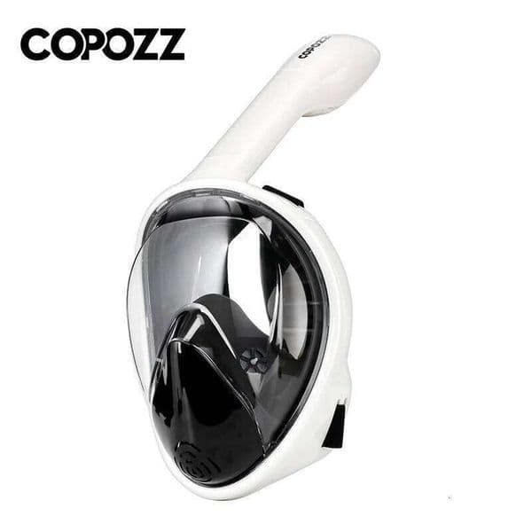 RGE COPOZZ Professional Snorkeling Diving Underwater Scuba Full Face Snorkel Mask Anti Fog Goggles for Adult Swimming Equipment 26W0519