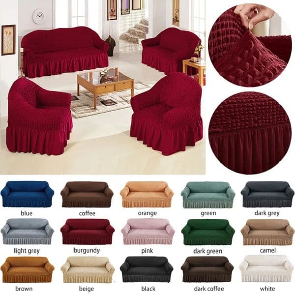 1pc high elasticity bubble lattice skirt sofa cover decorative suitable for all occasions seasons 260521