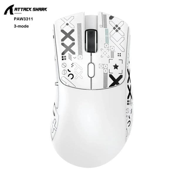 Attack Shark R1/X11 Wireless Gaming Mouse 18K DPI PAW3311 Ergonomic Lightweight Tri-Mode Bluetooth 24GHz USB for PC/Laptop 260521