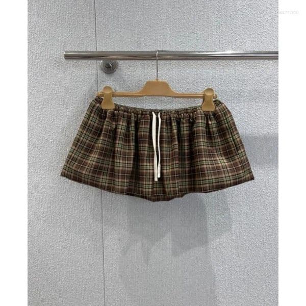Skirts 2026 Woman Summer Casual Skirt Short Checkered 2591949