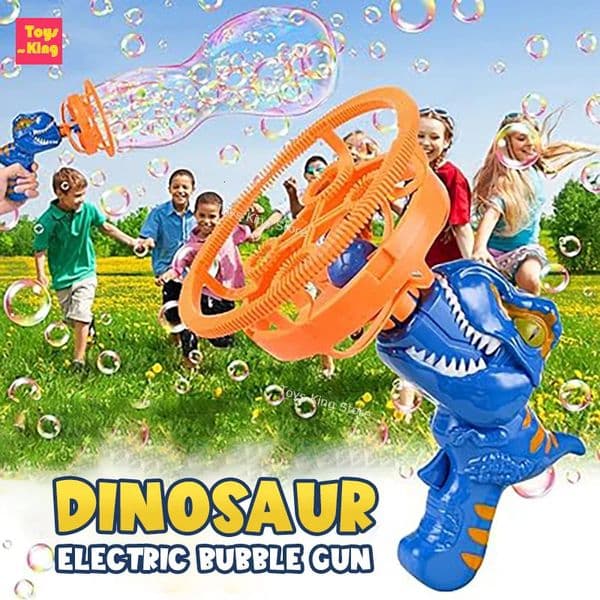 Dinosaur Electric Bubble Gun Automatic Blowing Tuba Large Soap Handheld Bubble Machine Kids Toys Birthday Party Outdoor Wedding260514