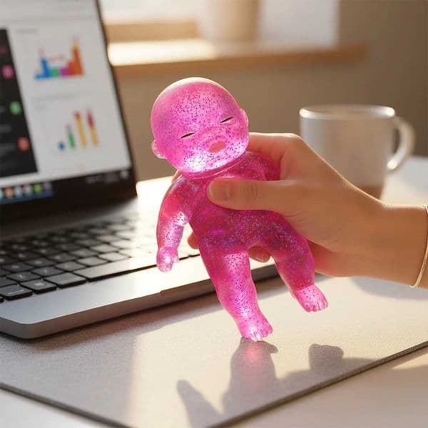 Vivid Sugar Baby Squeeze Toy Squishy Baby Slow Stress Ball Rebound Decompression Toy For Adult Kid Relieve Stress Home Decor Z260521