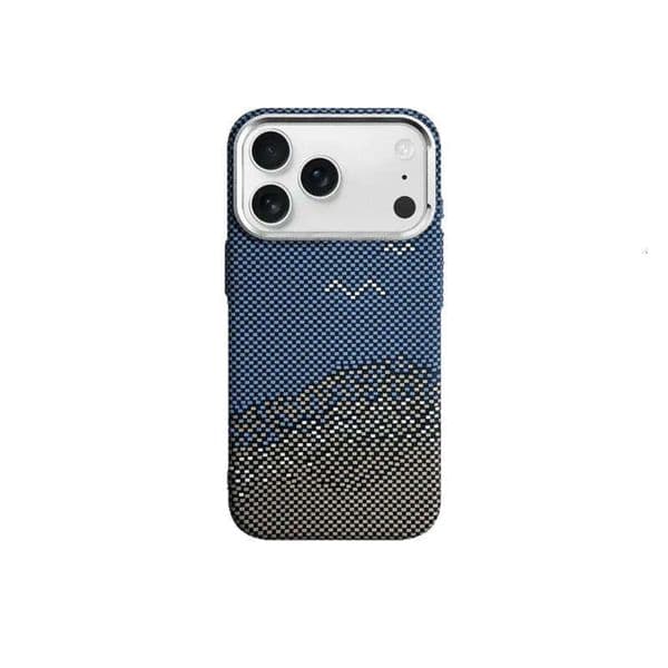 PITAKA Phone Case Designer Phone Case Coque Compatible I 17 Pro 16 Pro Max Skin Feel Kevlar Magnetic Full Coverage Hard Protective Cover Premium
