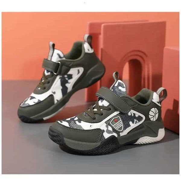 Non-slip Children Sport Shoes Wear-resistant Outdoor Boys Basketball Sneakers Rubber Kids Shoes kids sneakersJ260521
