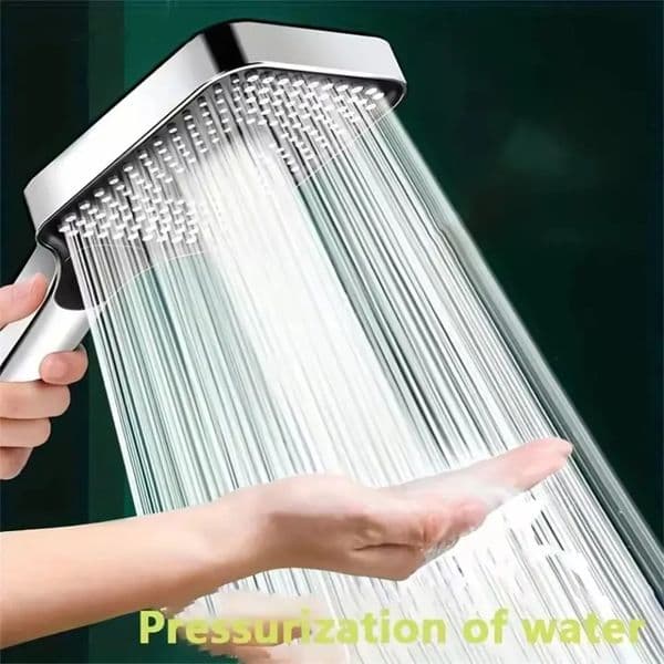 2026 Adjustable Head 3 Mode Rainfall Large Flow Showerhead High Pressure Water Saving Shower Mixer Bathroom Accessories Free Shipping 02