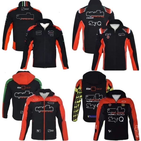 Motorcycle Gear New Racer Hoodie Sweatshirt MOTO Cycling Wear Ride Gear Winter Windproof Zipper Jacket Racing Team Warm 44