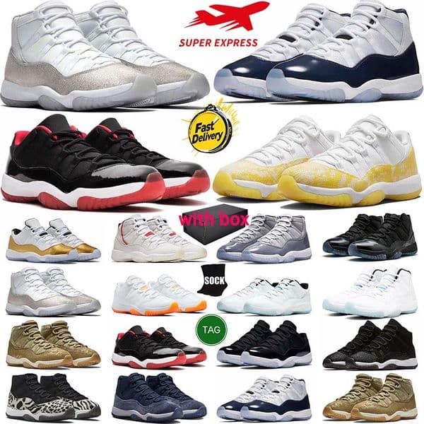 11 11S basketball shoes men women running shoes outdoor running shoes patent leather stitching black black red white blue