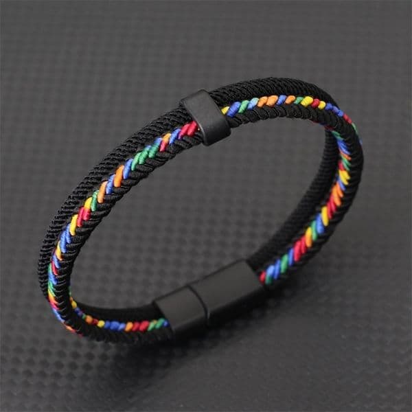 Fashion Men Bracelet Rope A Grade Handmade Fabric Braslet Bangle Detachable Magnetic Buckle Perfect Gift Him Pulseria Hombre 260518