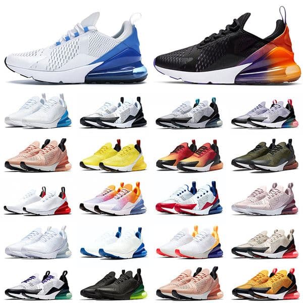 Men Women Running Shoes Black Oreo Barely Rose Triple White Cactus Blue University Gold Neon Green outdoor mens sports sneakers Eur 36-45 c4