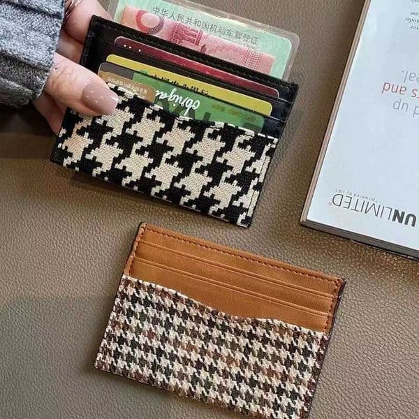 FAshion Canvas Womens Card Bag Coin Purse Slim CARD Holder Wallet For Men and Women ID Card PocketZHR260521