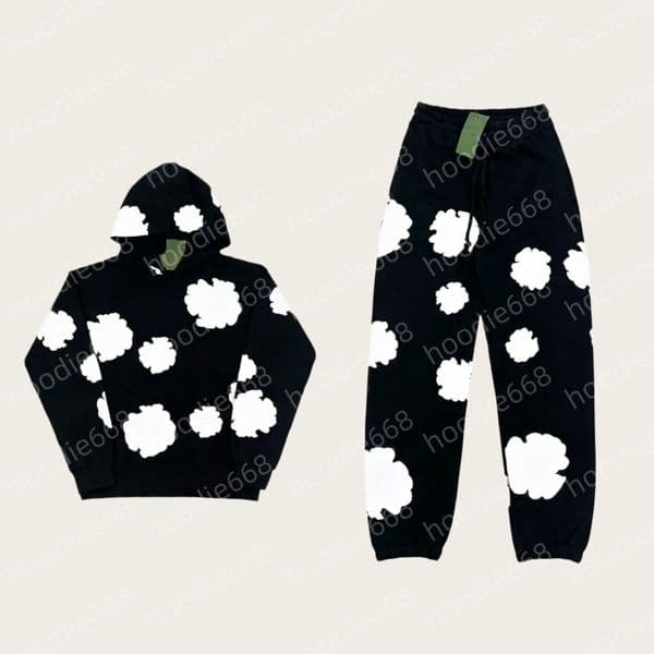 Mens tracksuit designer hoddie pullover daily outfit print hip hop cotton blend print regular quality fashion athleisure designer den shorts sweatsuit hoodies
