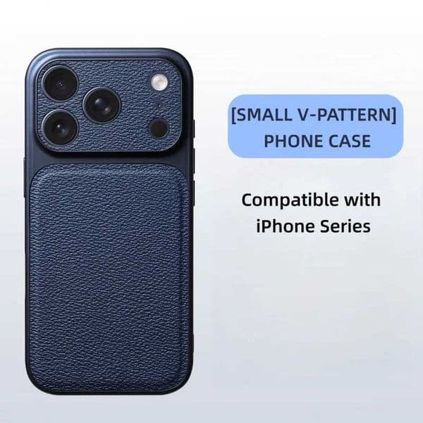 Genuine Leather Feel Solid Color Phone Case Anti-Scratch Shockproof Protective Cover for iPhone 17 Pro Max / 16 / 15 / 14 /13 Z260521