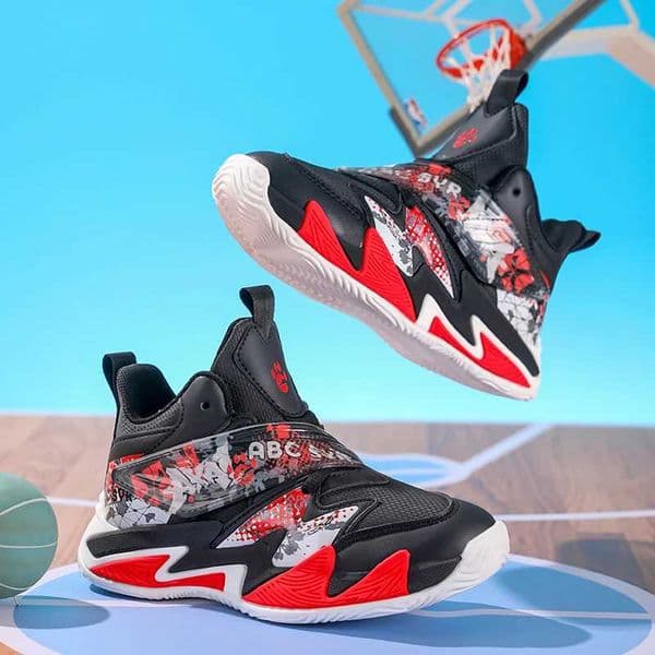 Kids Basketball Shoes Tactical Boots Ankle Support Sneakers Breathable Boys Girls Sports Shoes Shock-absorbing Athletic ShoesJ260521