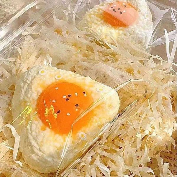 Handmade Silicone Simulated Egg Rice Ball Mochi Taba Toy Relief Squeeze Creative Rebound Fidget Toys Cute Squishy M260521