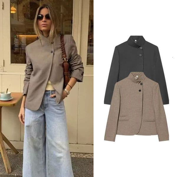 Womens Spring Blazers Blouse 2026 Fashion Young Womens Elegant Travel Holiday Jackets Spring Street Sarm Blazers Jackets 260520