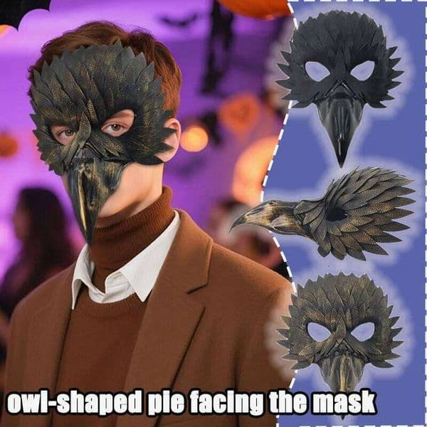 Unique design Owl New Beak Half Face Masquerades Halloween Cosplay Costume for Women Men Bird Mask W260522
