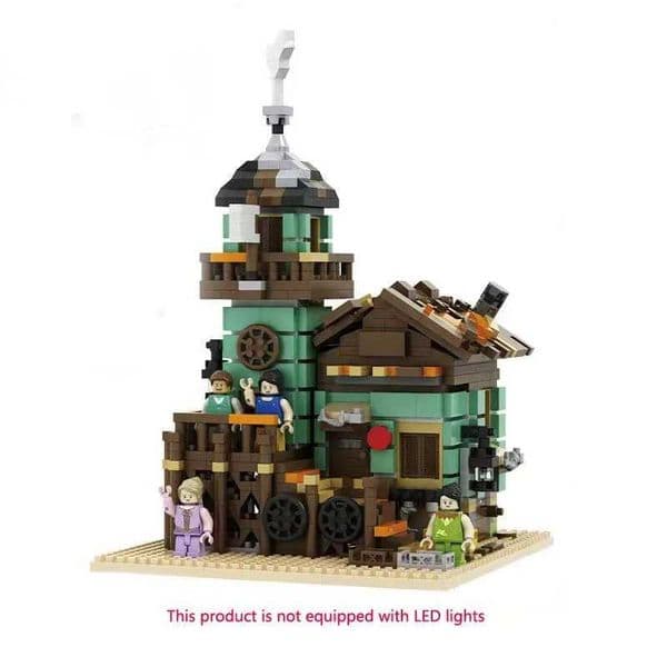 2025 Fishermans Cabin Building Blocks for Adults 14 High Quality Ocean Themed Fishing House gifts for childrenT260522