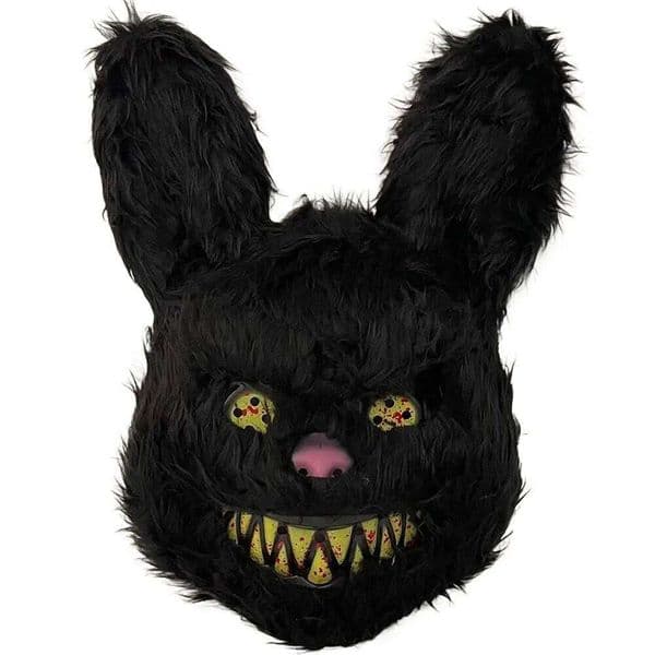 Plush Bunny Ghost Festival Realistic Bloody Bear Headgear Performance Prop Halloween Horror Mask W260522