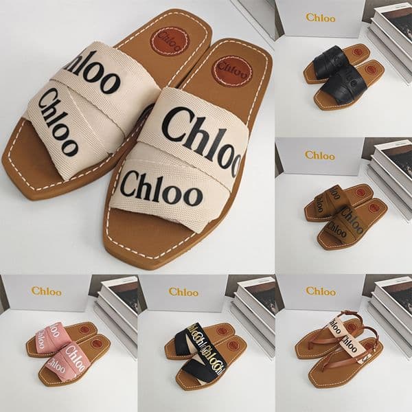 Designer Shoes Fashion Women Slippers Designer Cross Band Embroidery Slide Sandals Thick Sole Non Slip Soft Bottom Female Casual Street Style Holiday Footwear