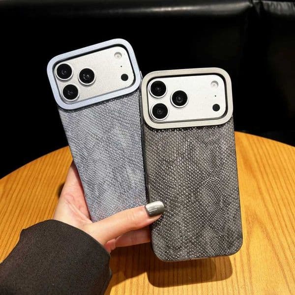 Luxury Matte Snake Texture For Phone Case For iPhone 17 Air 16 15 14 Plus 13 12 Pro Max Magnetic Soft Fl Bumper CoverJ260522
