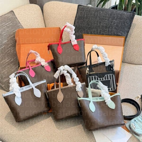 Womens tote bag Designer Never dou liere Inside Out BB Mini bag handbag shopping totes leather Shoulder crossbody bags Clutch wallet Hobo purses ladies Satchels