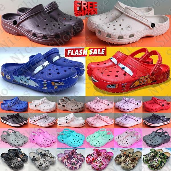 Free Shipping Designer bapes croc sandals slides clogs heels slippers sliders claquette sandles clog shoes for mens d h gate womens sandal mules sandale Flip Flops