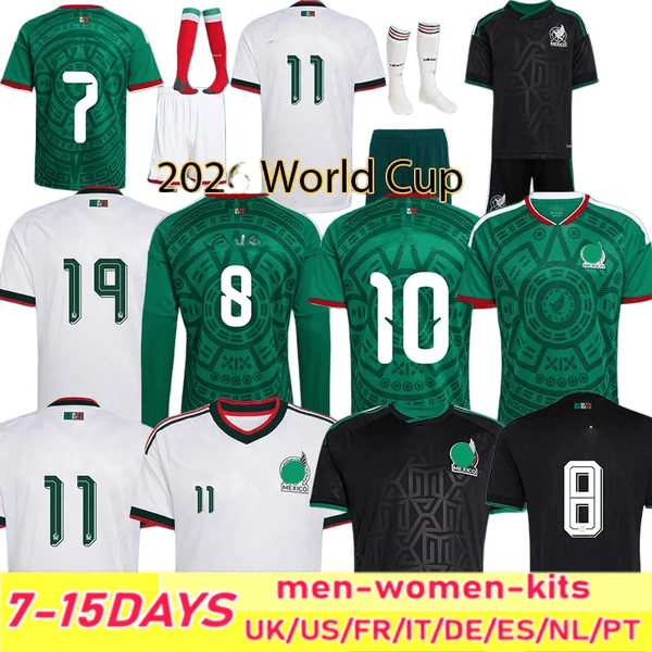3XL 4XL Mexico World Cup 2026 Soccer Jerseys RAUL CHICHARITO LOZANO 26 27 kit player fans version A. VEGA kits kids sets football shirt LOZANO ROMO OCHOA RAUL