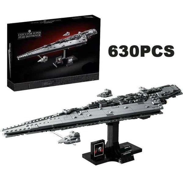 Executor 630PCS Super Star Destroyer Building Blocks Spaceship Model Assembling Bricks Toys Gift For Kid Boy Adult 26Y0522