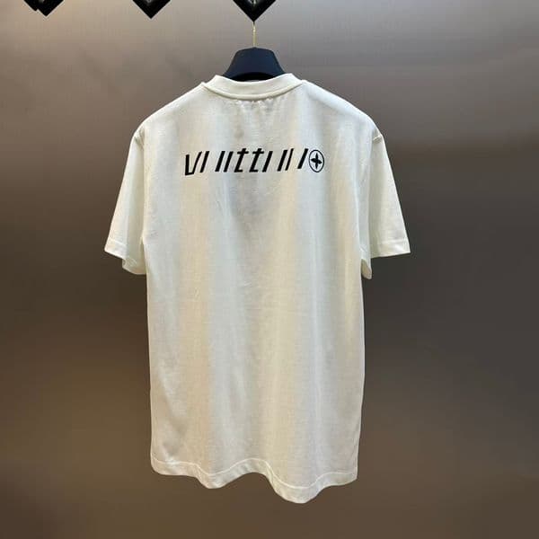 new high-quty Summer design brand clothing white classic printed design shirts fashionable casual mens and womens short slved T-shirts L260612