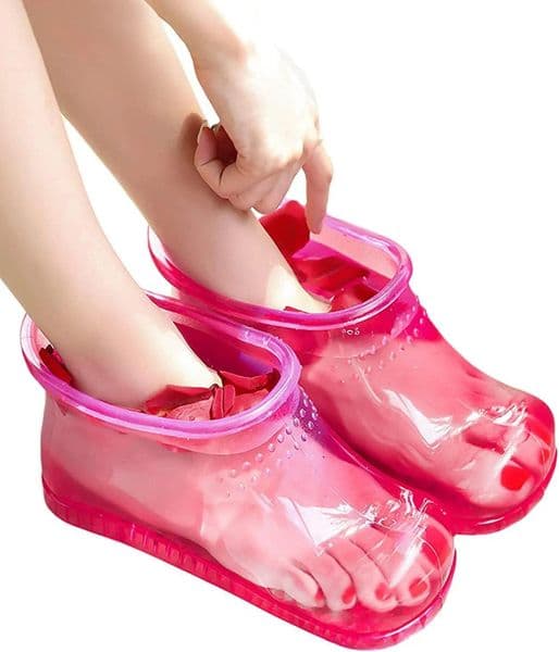 mothers day gifts Movable Foot Soaker, Portable Feet Soaking Tub Massage Foot Bath Shoes, Bath Massager Basin Pedicure Feet Spa Shoes for Thermal Massage to Promote