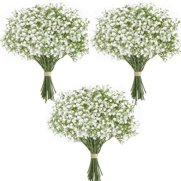 10/15pcs Artificial Flowers Baby Breath Flower Fake Gypsophila for Wedding Party Home Decoration Floral Bouquets DIY Accessories L260522