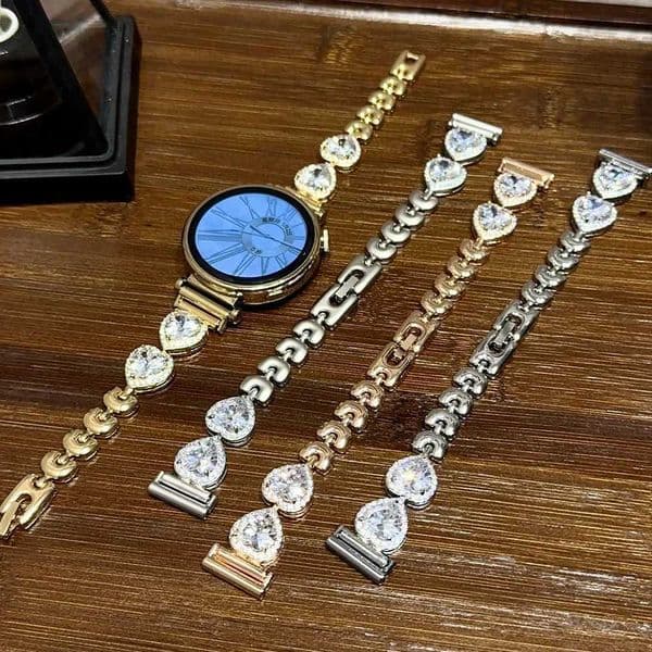 Wen Diamond Bracelet for GT 4 41mm Smart Watch 18mm 20mm 22mm Band for Galaxy 6 Classic 47mm 4m 5 6 40mm 44mmJ260522