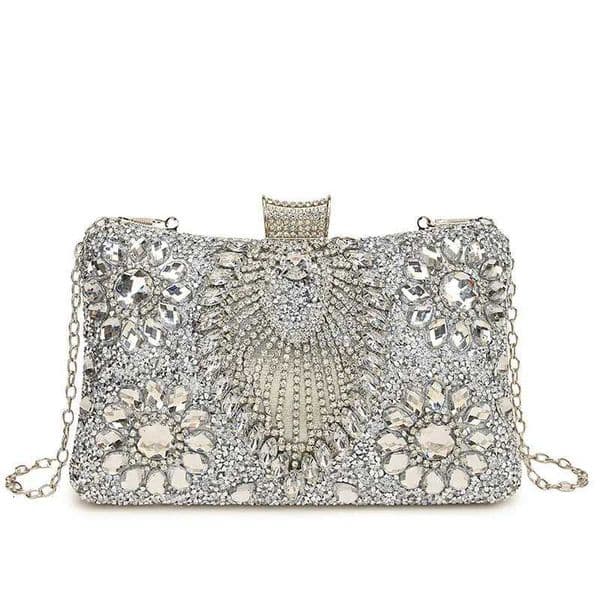 Brilliant Diamond Evening Bags Shoulder and Crossbody Bags Super Cool Personality 2025 Designer New Style Handbags for Women New H260522