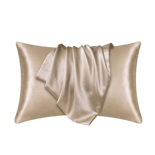 Pillow Case Nordic Silk case White Black Grey Khaki Blue Pink Sliver Bed Covers Luxury Cases Home Bedding DecorL260522