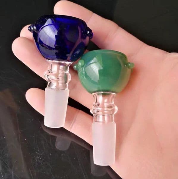 Hookahs Bubble glass bongs accessories , Colorful Pipe Smoking Curved Glass Pipes Oil Burner Pipes