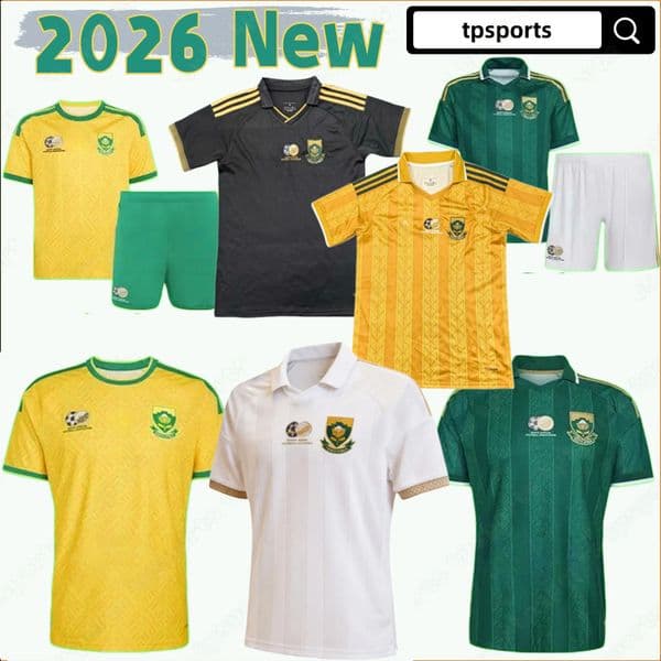 South Africa 26 27 World Cup Home Away Kit FOSTER Soccer Jersey APPOLLIS MOFOKENG MAKGOPA HLONGWANE MBATHA MBOKAZI MODIBA SIBISI Football shirt men kids set Bafana